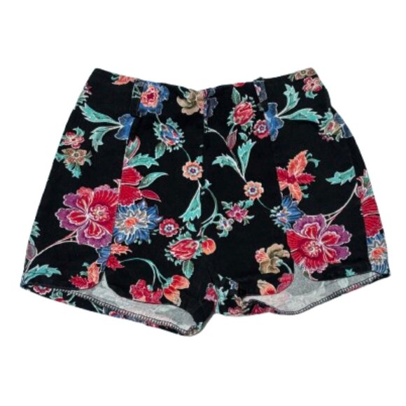 Sammydress Pants - 🖤 Sammydress Black Floral Short Shorts 🖤